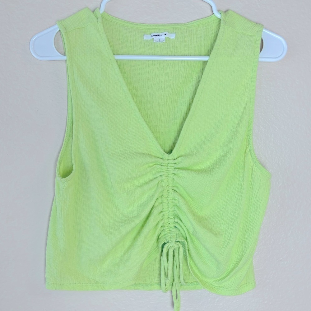O'Neill Barkley Top - Women's Crop  Top Light Green, Size L